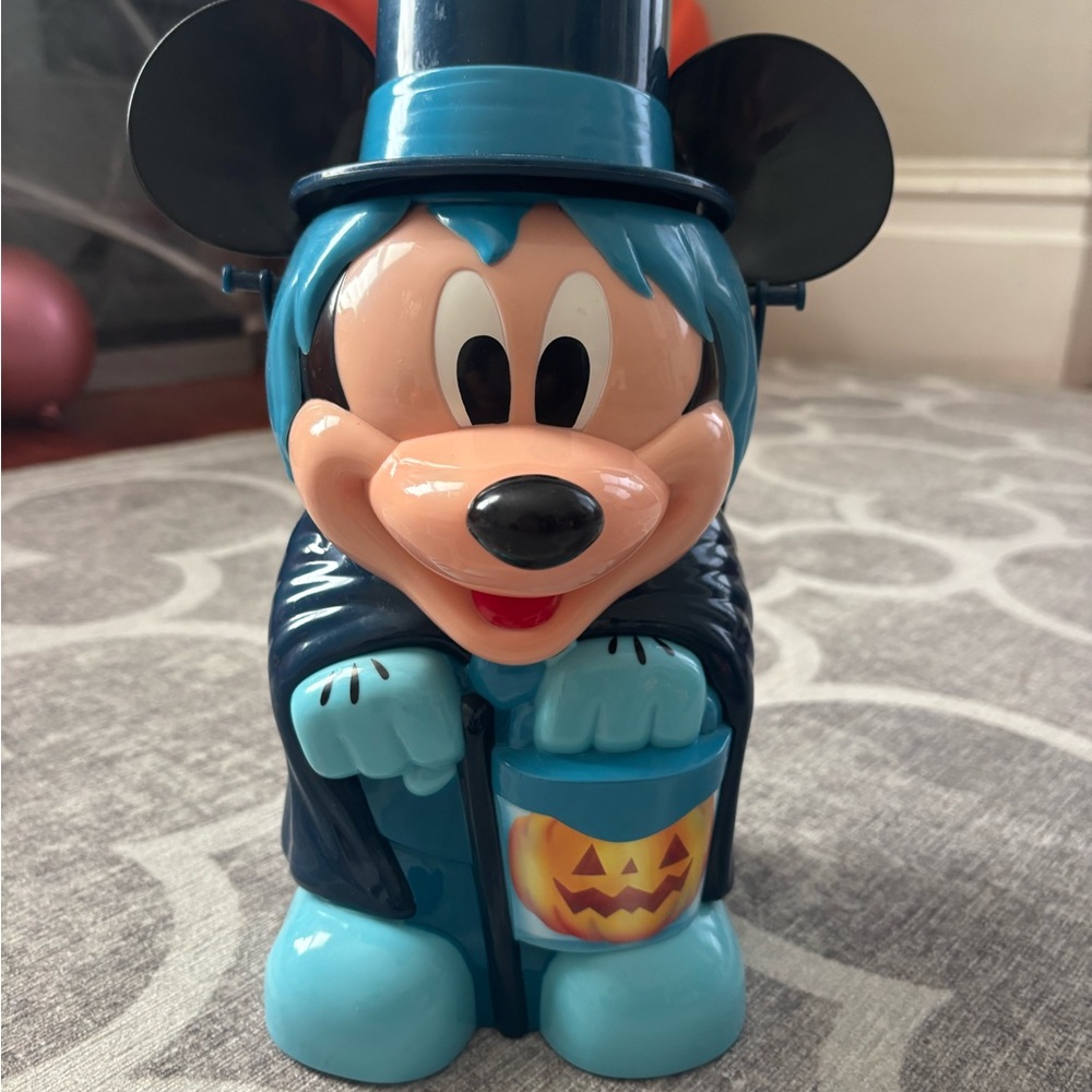 Disney Mickey Mouse Pumpkin Candy Holder in Blue and Black